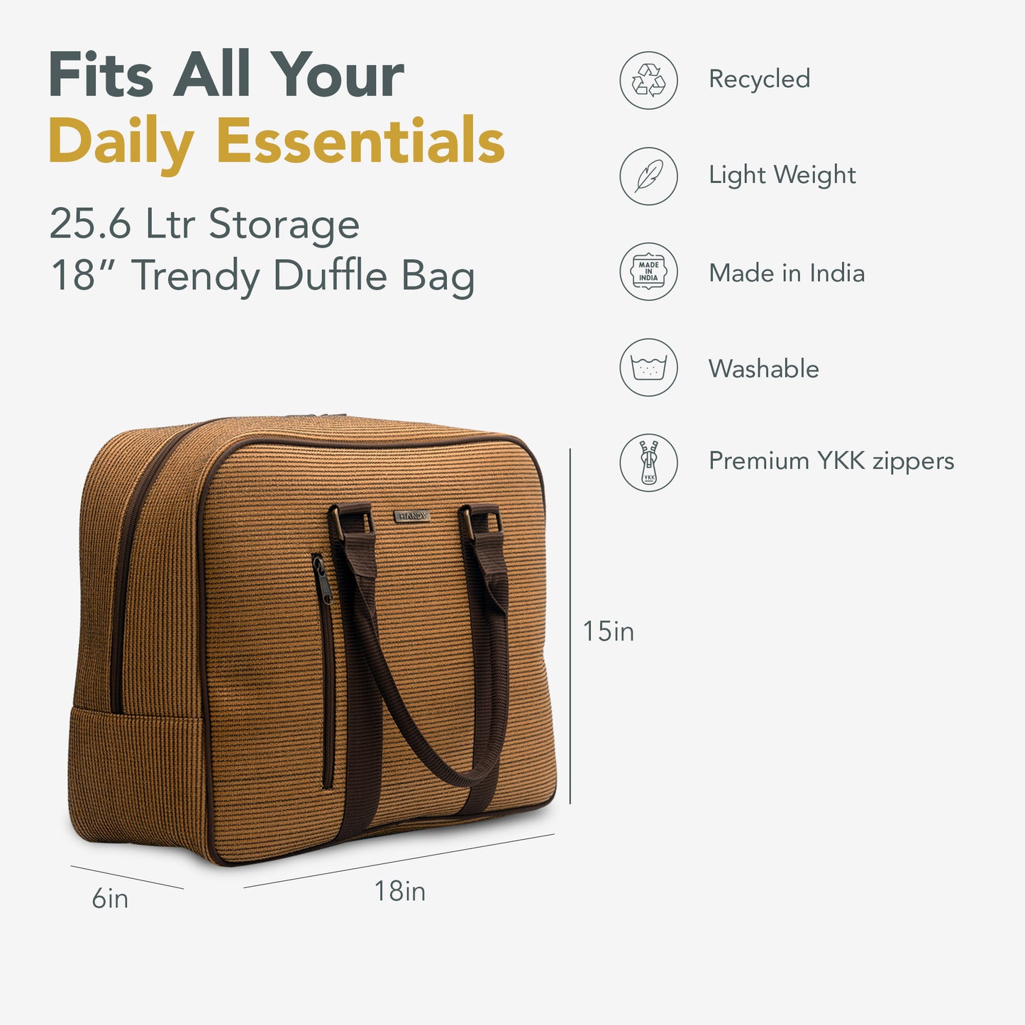 Handy Trendy Duffle