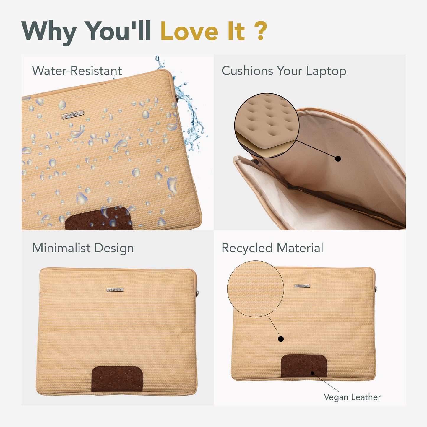 Handy laptop Sleeve 13″