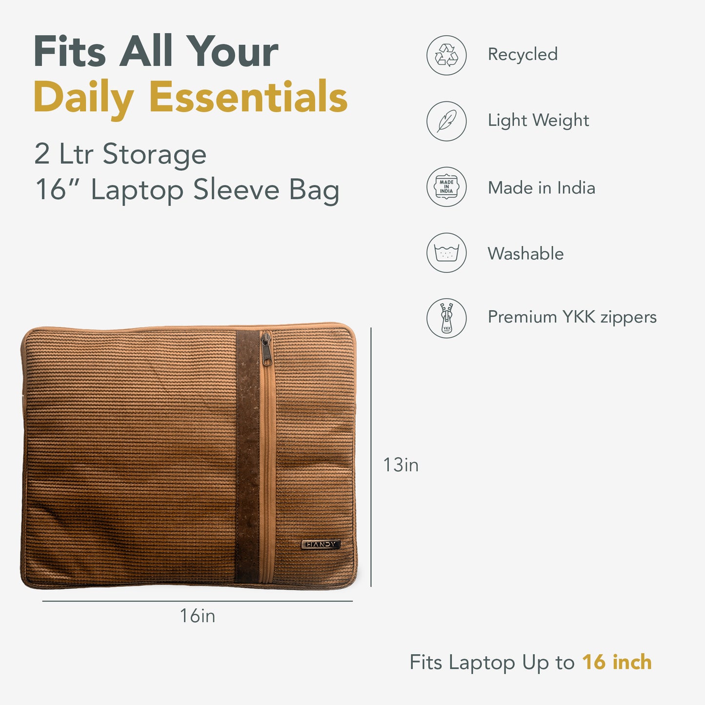 The Daily Laptop Sleeve 16″