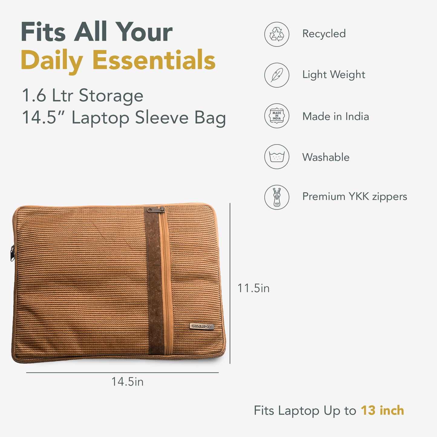 The Daily Laptop Sleeve 13"