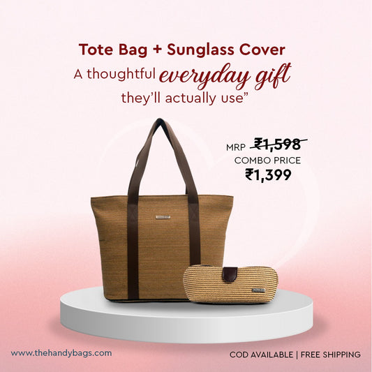 Valentine’s Everyday Essentials Combo (Tote Bag + Sunglass Cover)