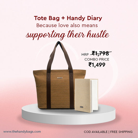 Valentine’s Workday Love Combo (Tote Bag + Handy Diary)