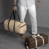 structured duffle bag